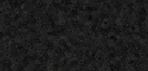 Abstract hexagonal geometric pattern background