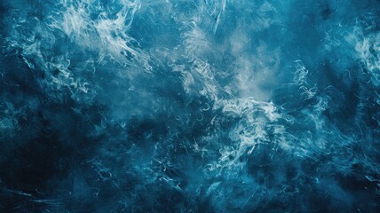 Fototapeta premium Abstract blue water texture with light effects