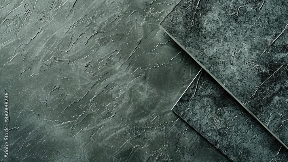 Poster dark textured surface with intersecting slate slabs