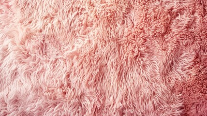 Fototapeta premium Close-up texture of plush pink fabric with soft, fluffy surface