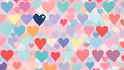 pastel heart background