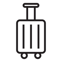 Luggage line icon.