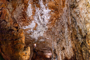 Grotta Gigante one of the largest stalactite caves in the World