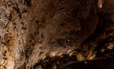 Grotta Gigante one of the largest stalactite caves in the World