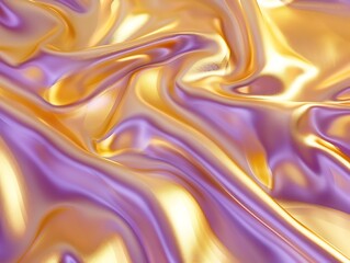Fototapeta premium A luminous gold backdrop with a solid lavender color. 32k, full ultra hd, high resolution