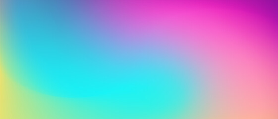 Abstract blurred gradient mesh background in bright blue and pink colors. Vector backdrop for banner, poster, website