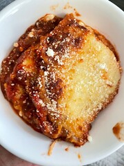 homemade lasagna on a plate