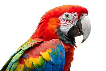 Obraz premium Colorful Macaw Parrot Close-Up