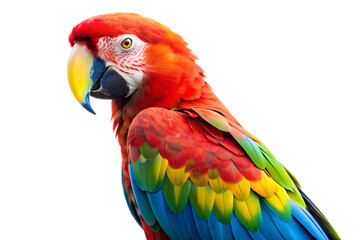 Fototapeta premium Colorful Macaw Parrot Close-Up