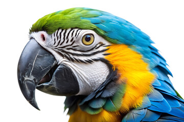Obraz premium Colorful Macaw Parrot Close-Up