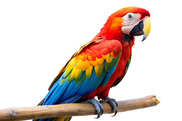 Fototapeta premium Colorful Macaw Parrot Close-Up