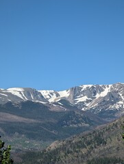 Glacier Top Mountain in Distance