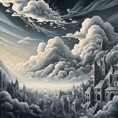 Obraz premium visualization of fractal realms