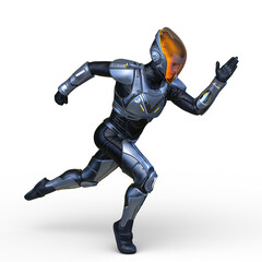 サイバーマン　3DCGレンダリング