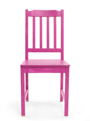Purple Wooden Chair