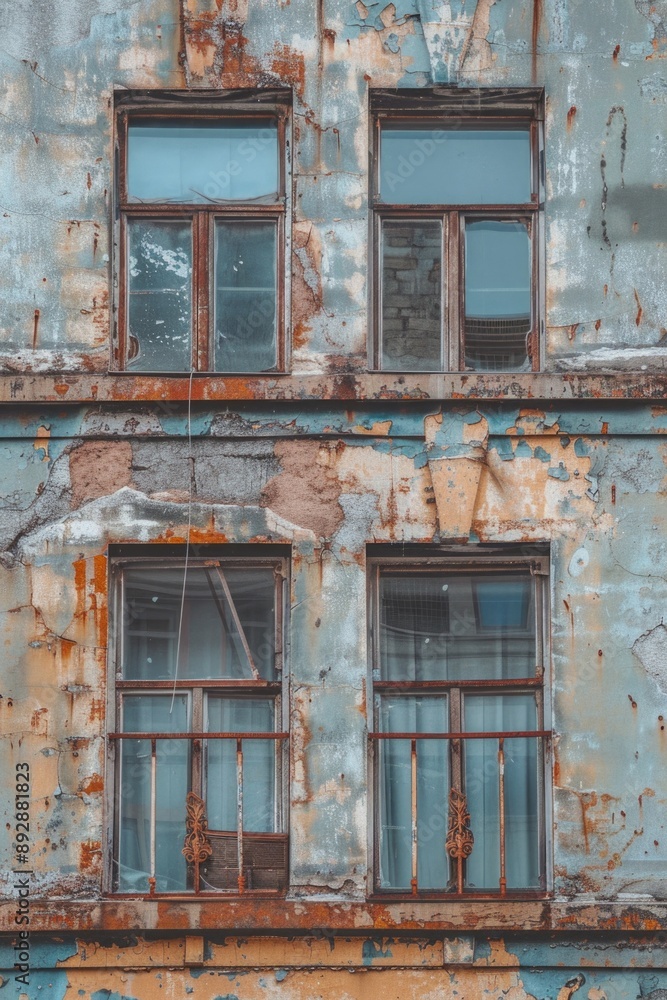 Aufkleber a historic structure with numerous windows, suitable for use in historical or architectural contexts