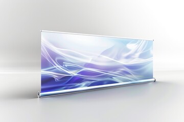 A white and blue flag or pennant, often used as a symbol of protest, celebration, or patriotism