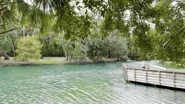 The beautiful springs Gemini Springs Park in Florida
