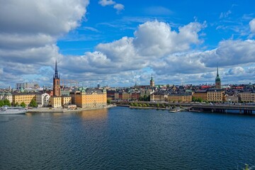 Fototapeta premium Stockholm, the capital of Sweden, quickly became one of my favorite stops in Europe