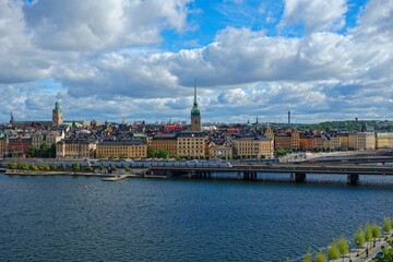 Fototapeta premium Stockholm, the capital of Sweden, quickly became one of my favorite stops in Europe