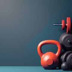 dumbbells molecule 3d atom 