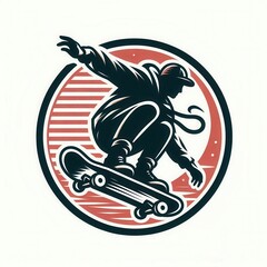 Skateboarding logo