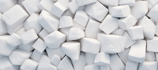 3d white stone background