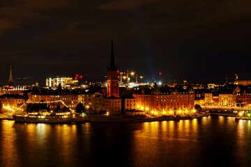 Fototapeta premium Stockholm, the capital of Sweden, quickly became one of my favorite stops in Europe