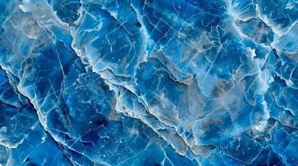 Obraz premium Abstract blue marble texture background, digital artwork for graphic design and print. This image has a unique marbled style, perfect for backgrounds, wallpapers, and fabric prints. AI