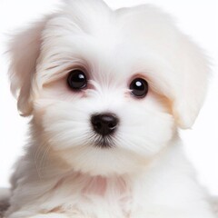 Niedlicher Malteser Welpe