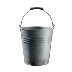 Metal bucket 3D render