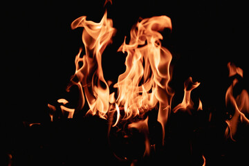 Blaze fire flame texture background. Fire sparks background. Abstract fire flame texture for banner...