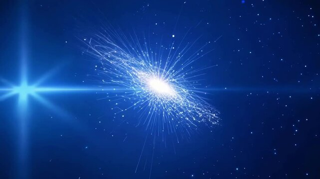 A magical moment as the stars align and light constellations take shape like a secret code from the universe.