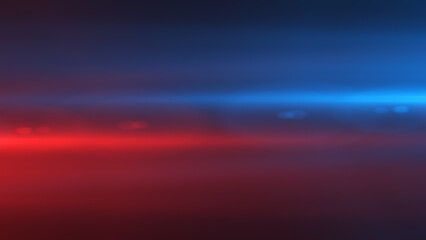 Red and blue light rays background	