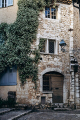 Stunning picturesque village of Saint Paul de Vence in the south of France, at sunset