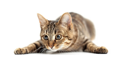 Obraz premium Attentive looking European Shorthair Cat