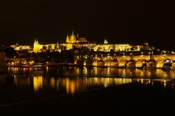 Prague, the capital of the Czech Republic, is a rustic Eastern European city on the banks of the Vltava River