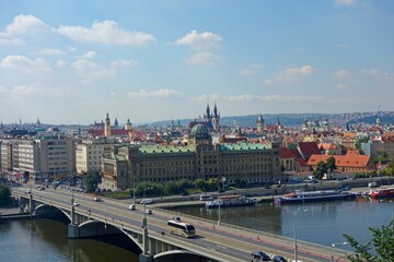 Prague, the capital of the Czech Republic, is a rustic Eastern European city on the banks of the Vltava River