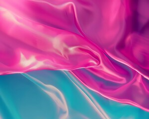 Obraz premium A striking fuchsia backdrop with a solid aqua color. 32k, full ultra hd, high resolution