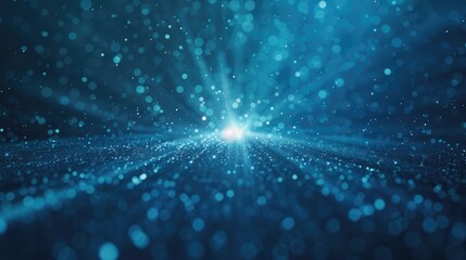 Obraz premium Cosmic Genesis, Simulation of Big Bang Explosion in Astronomical Science Conceptual Art
