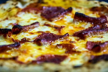 Traditional Brazilian rustic artisan pizza