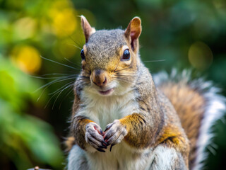 squirrel eating nut, mammal, wildlife, cute, grey, nature, tail, wild, eating, tree, nut, gray, fur, park, furry, animals, brown, peanut