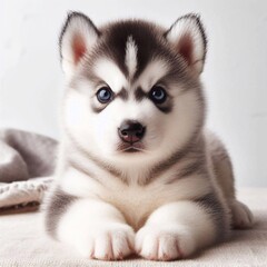 Niedlicher Husky Welpe