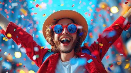 Celebration in the workplace - corporate party fun, team bonding, lively entertainment, joy of colleagues coming together to celebrate achievements and foster a positive work environment