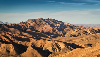 mountain range in the desert in california