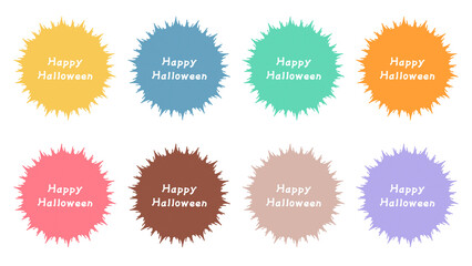 シンプルでかわいいハロウィンのフレーム