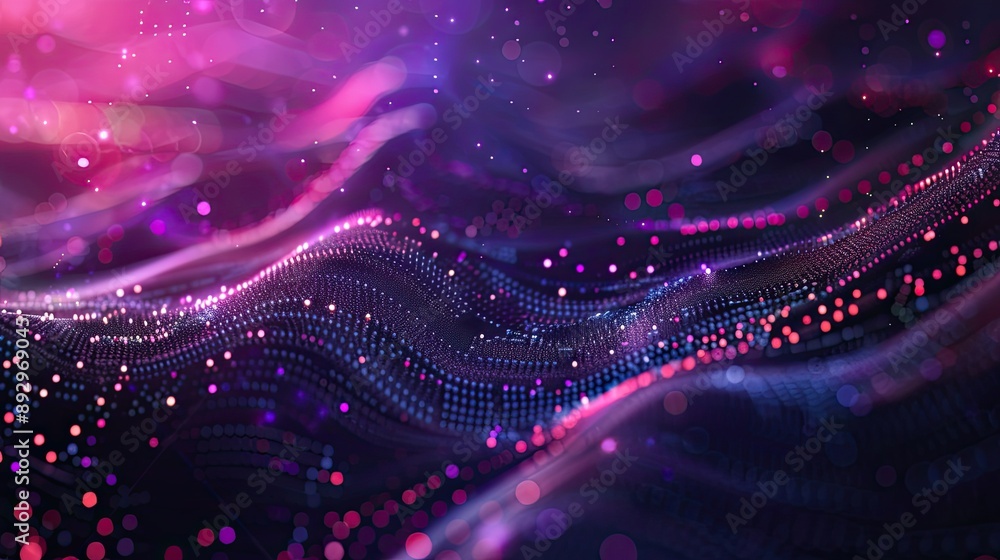Poster futuristic abstract background with ai neural networks and complex data visualization for business t