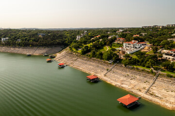 Fototapeta premium Lake Travis in Austin, Texas.