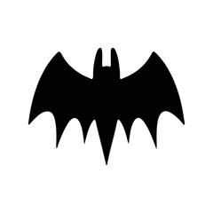 Bat halloween clip art design on plain white transparent isolated background for card, shirt, hoodie, sweatshirt, apparel, card, tag, mug, icon, poster or badge