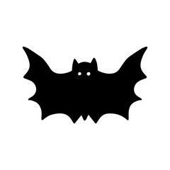Fototapeta premium Bat halloween clip art design on plain white transparent isolated background for card, shirt, hoodie, sweatshirt, apparel, card, tag, mug, icon, poster or badge